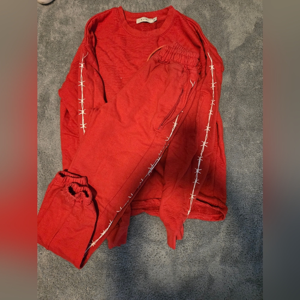 MNML Red Crew Neck Tee
